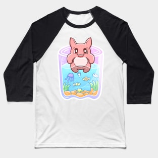 Rabbit on glass Baseball T-Shirt